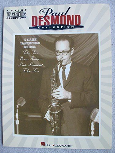 the paul desmond collection alto saxophone artist transcriptions Doc